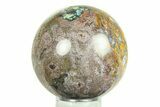 Polished Ocean Jasper Sphere - Madagascar #283702-1